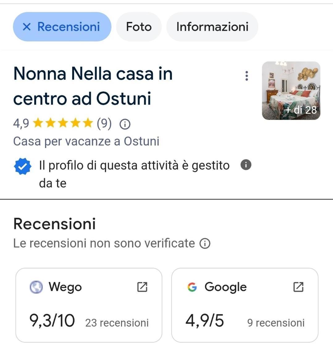 Apartament Nonna Nella Casa In Centro Ostuni Zewnętrze zdjęcie
